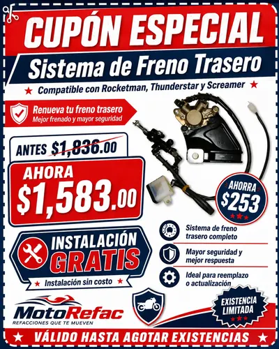 Cupón vigente de MotoRefac (foto 2)
